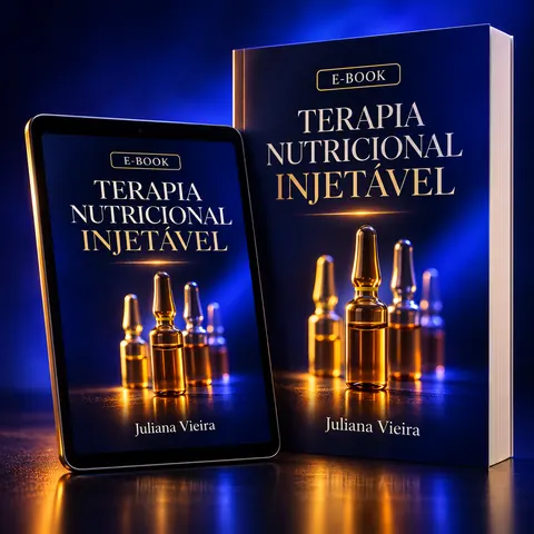 E-book Terapia Nutricional Injetável em tablet e versão impressa